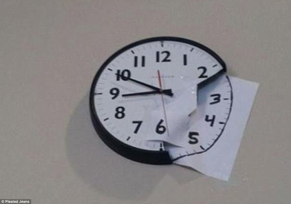 Home repair clock